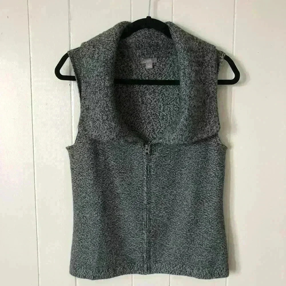 J.Jill Women’s Zip Up Cotton Blend Vest Size S